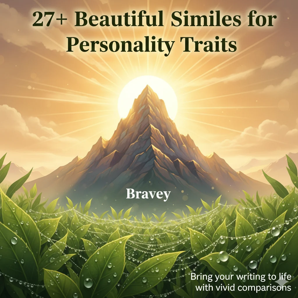 Similes for Personality Traits