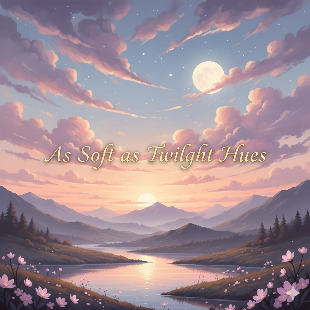 As Soft as Twilight Hues