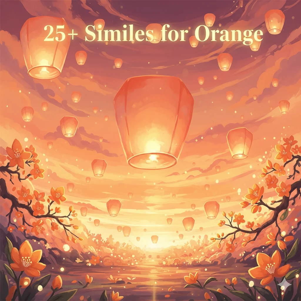 Similes for Orange