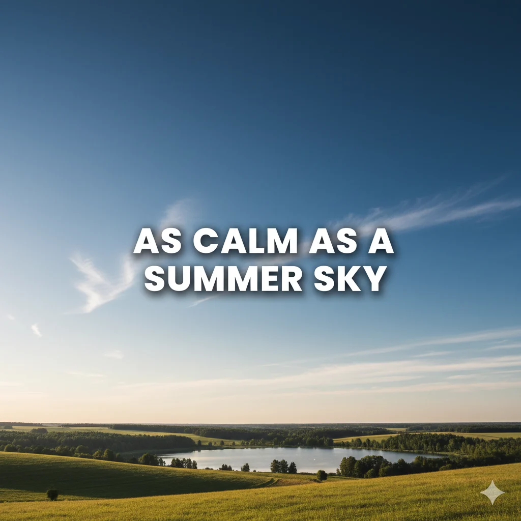 As Calm as a Summer Sky 