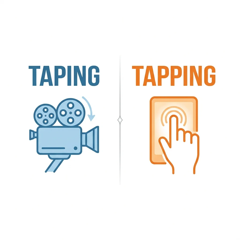 Taping vs Tapping