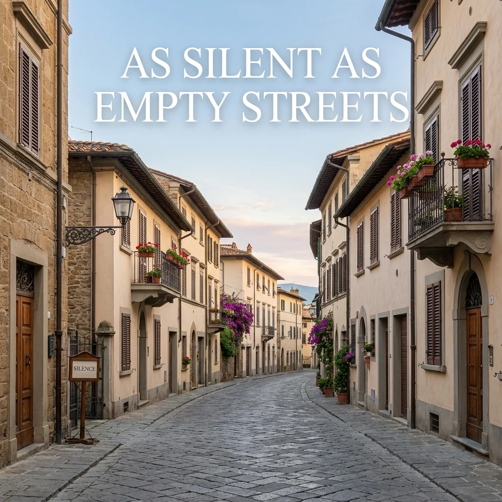 As silent as empty streets