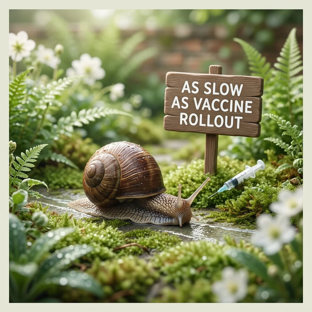 As slow as vaccine rollout