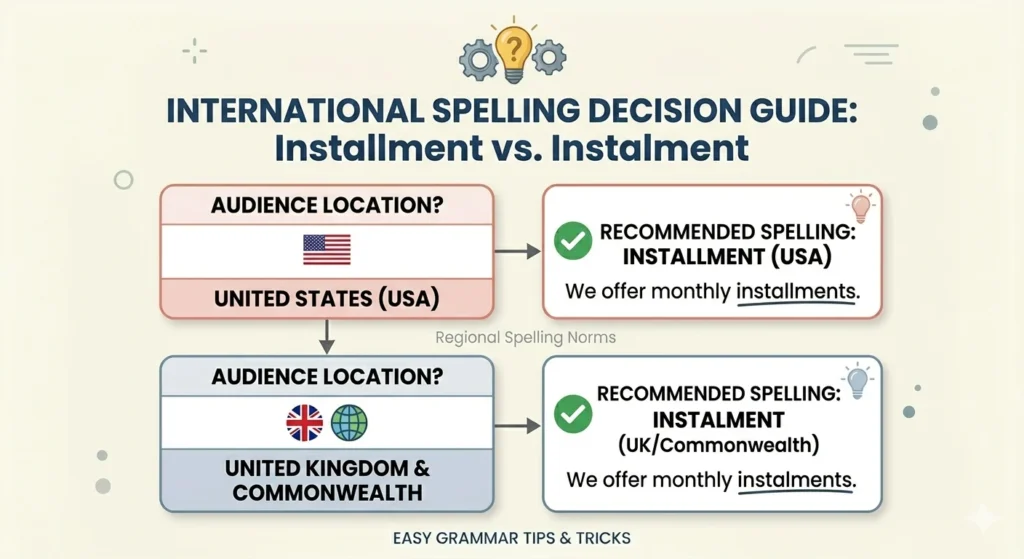 Installment vs Instalment