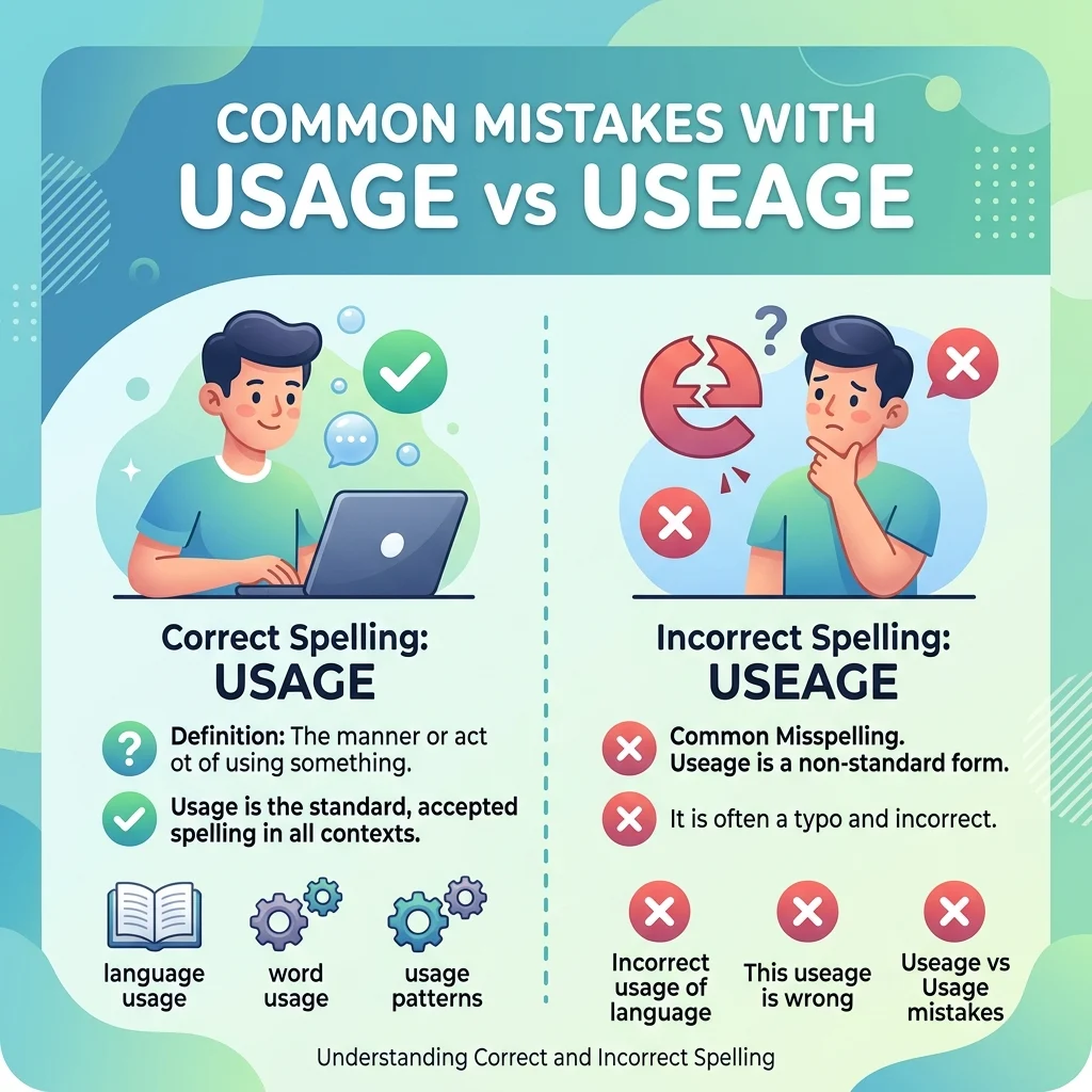 Usage vs Useage