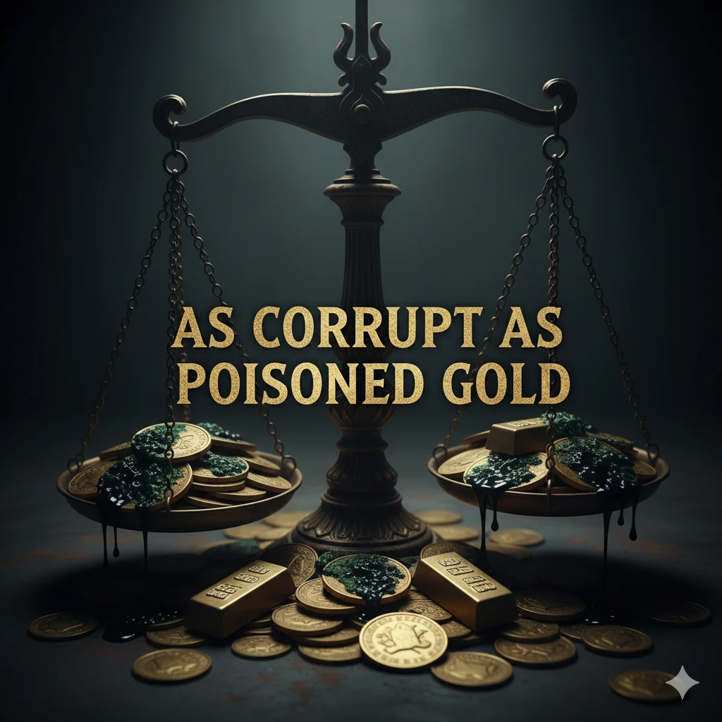 As corrupt as poisoned gold