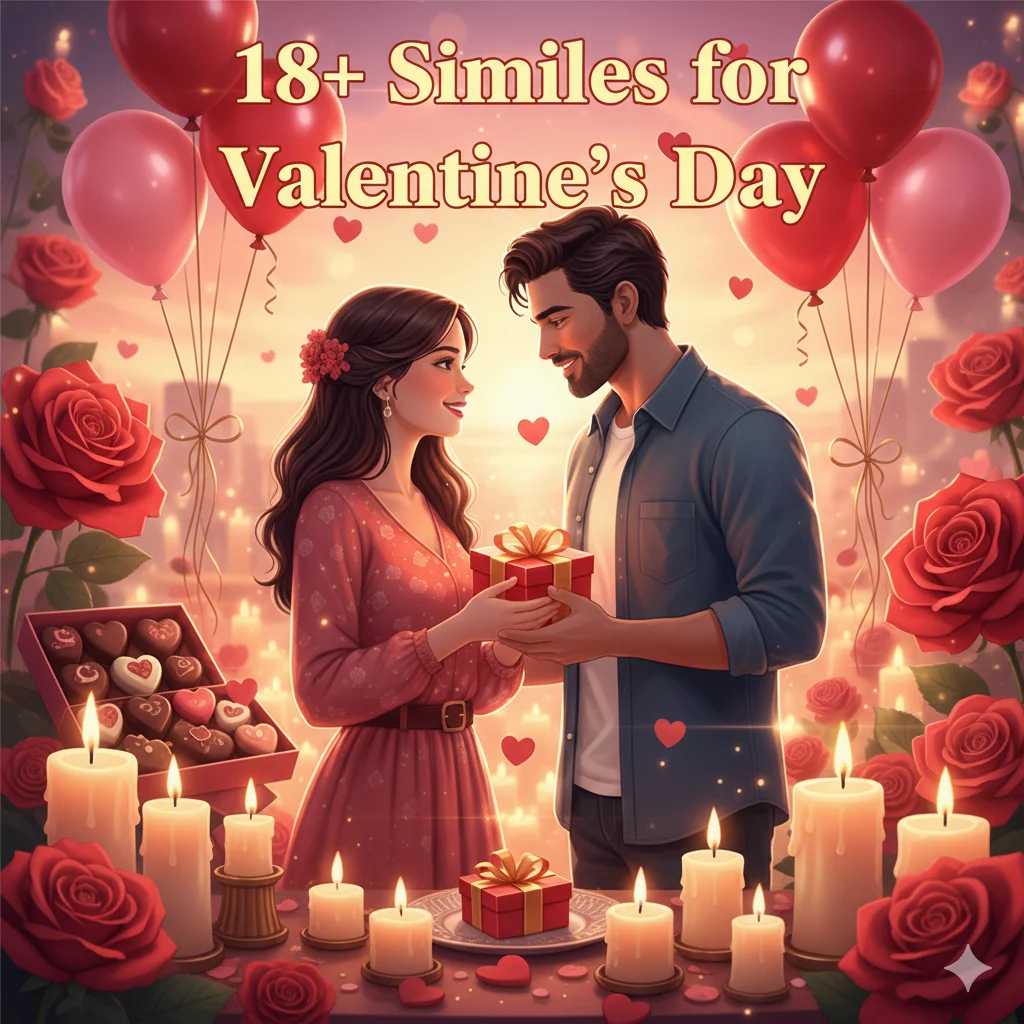 Similes for Valentines Day