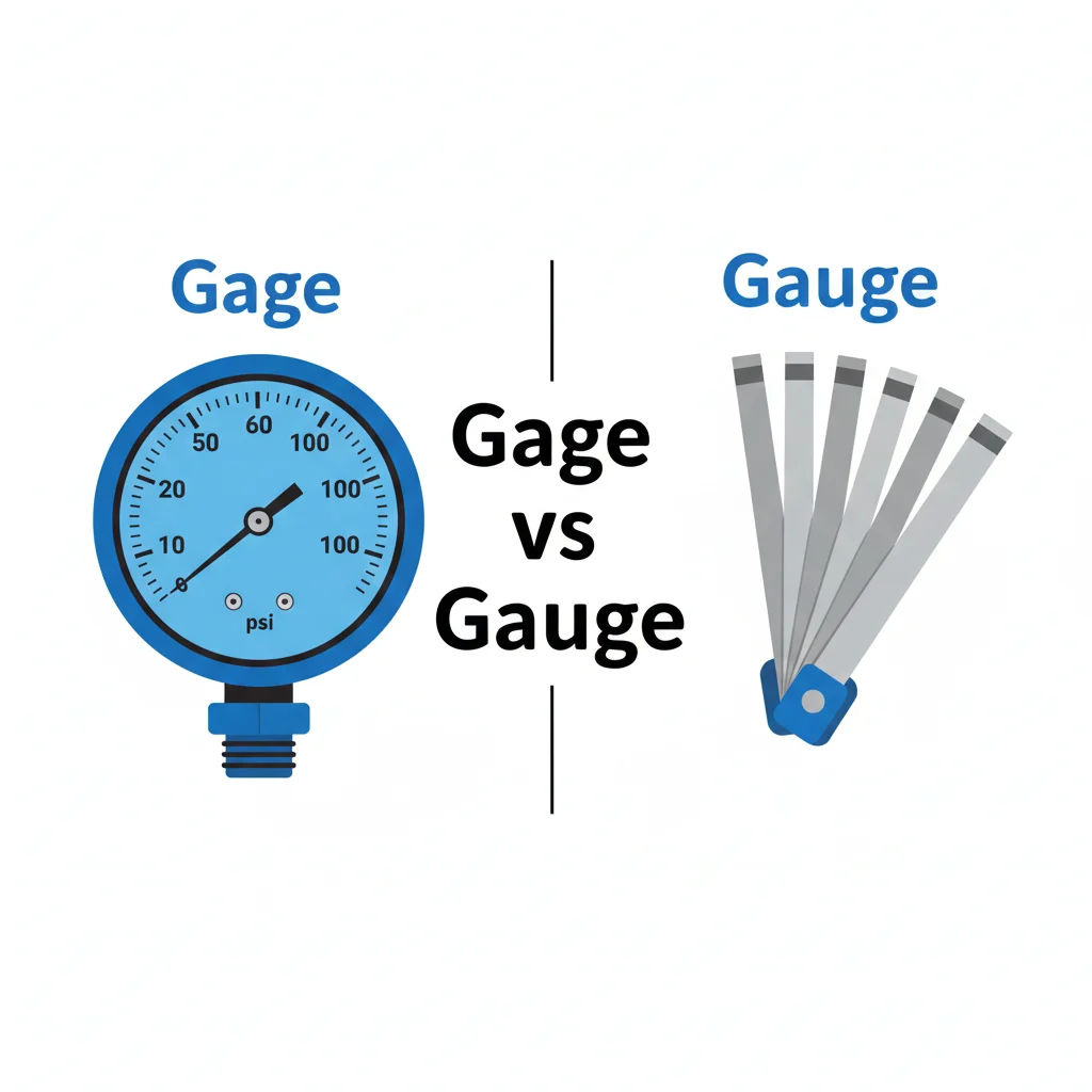 Gage vs Gauge
