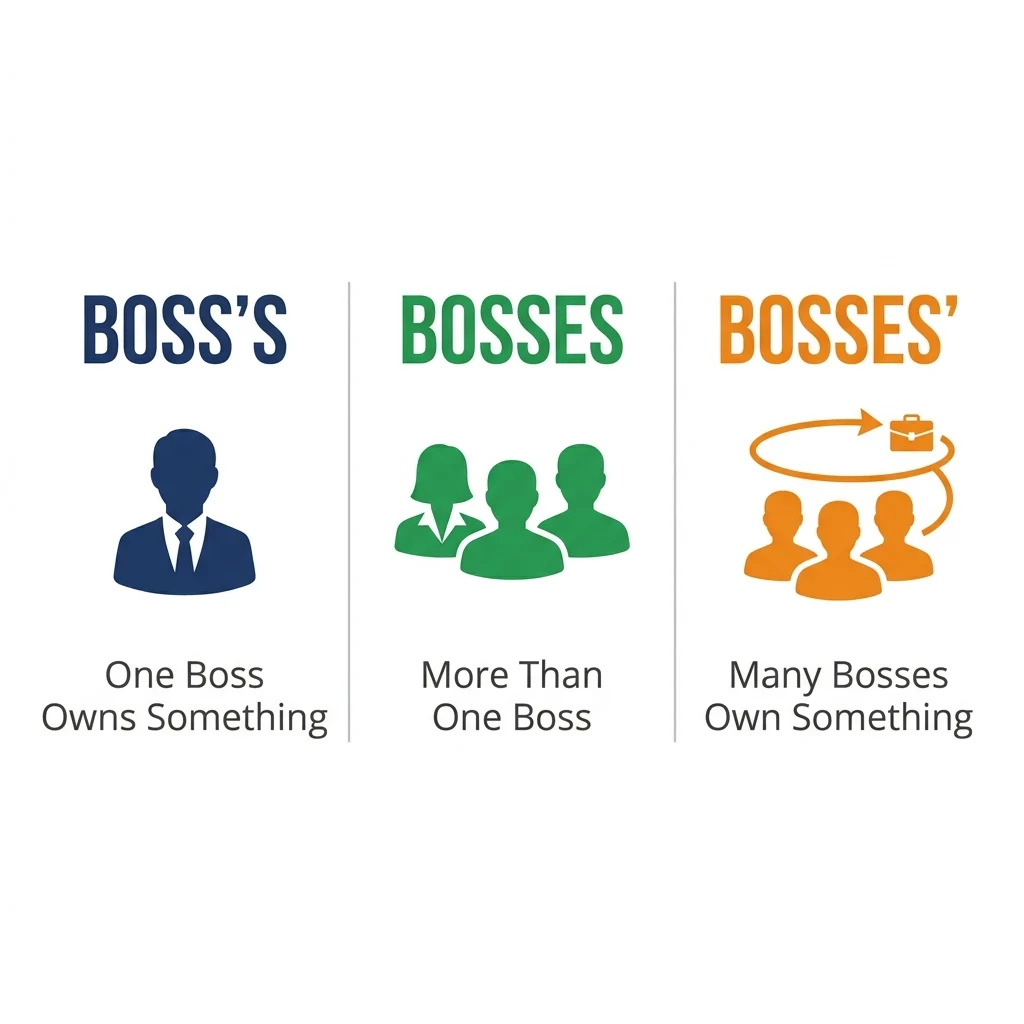 Boss's vs Bosses