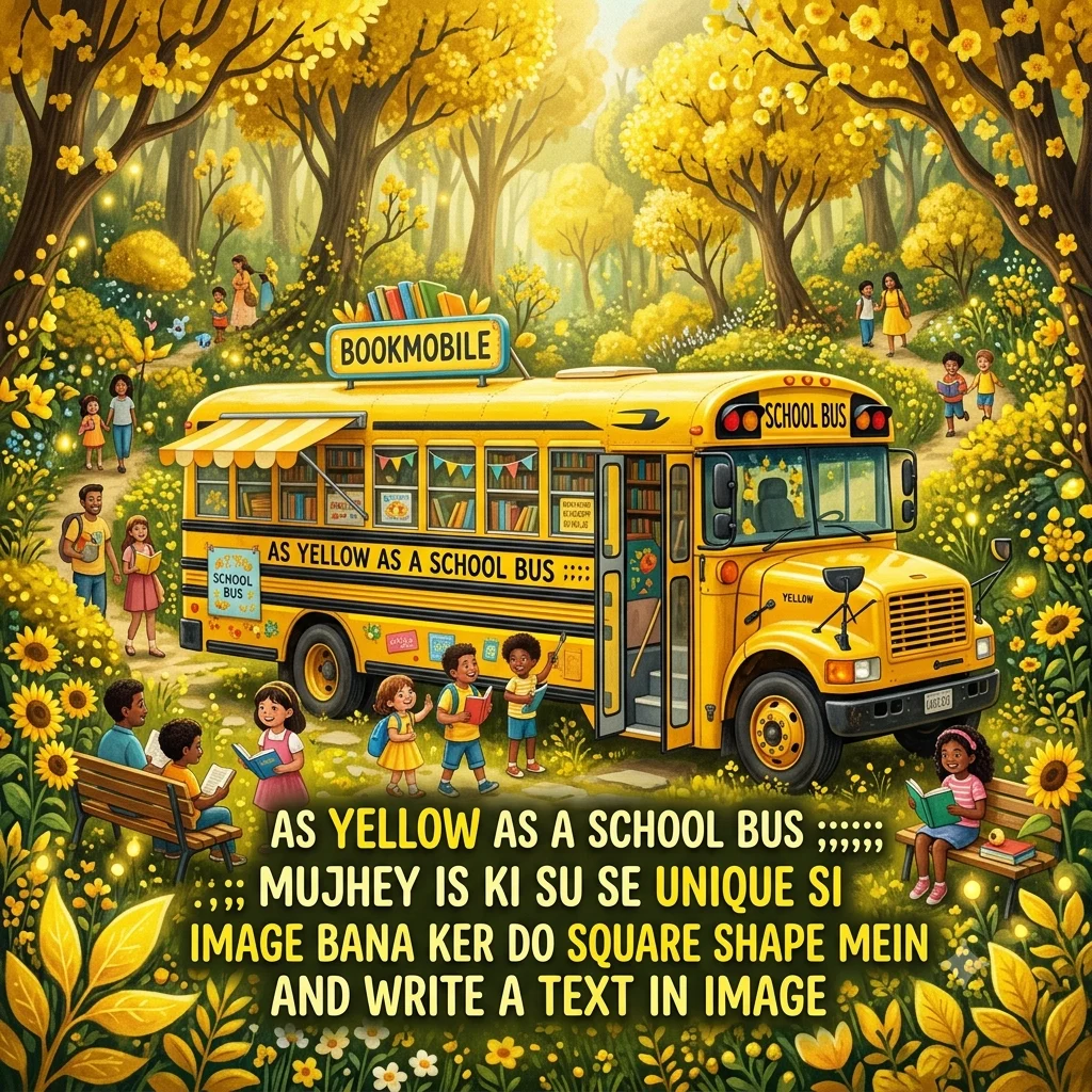 As yellow as a school bus 