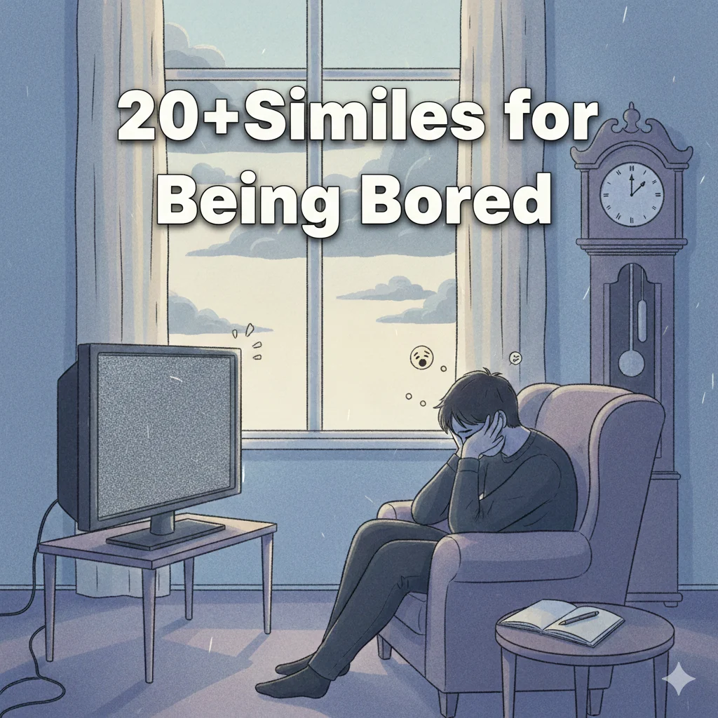Similes for Being Bored