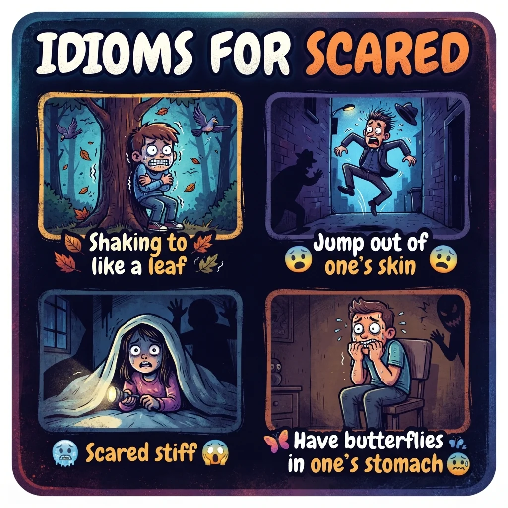 Idioms for Scared