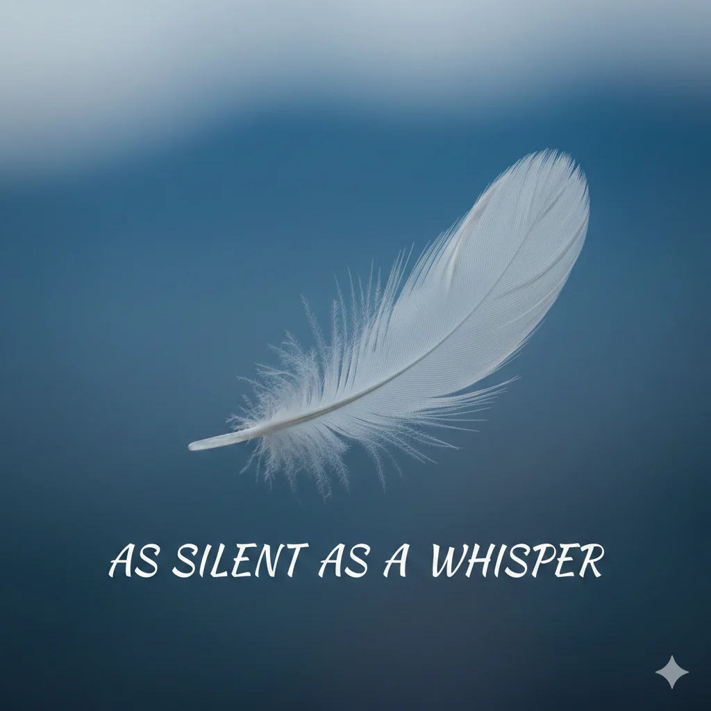 As silent as a whisper