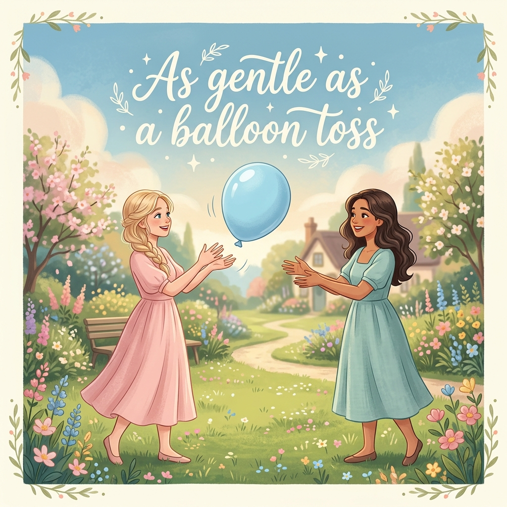 As gentle as a balloon toss 