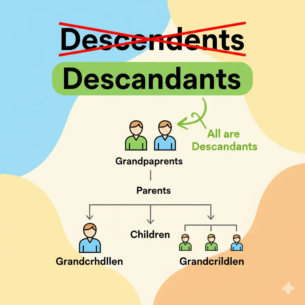 Descendents vs Descendants