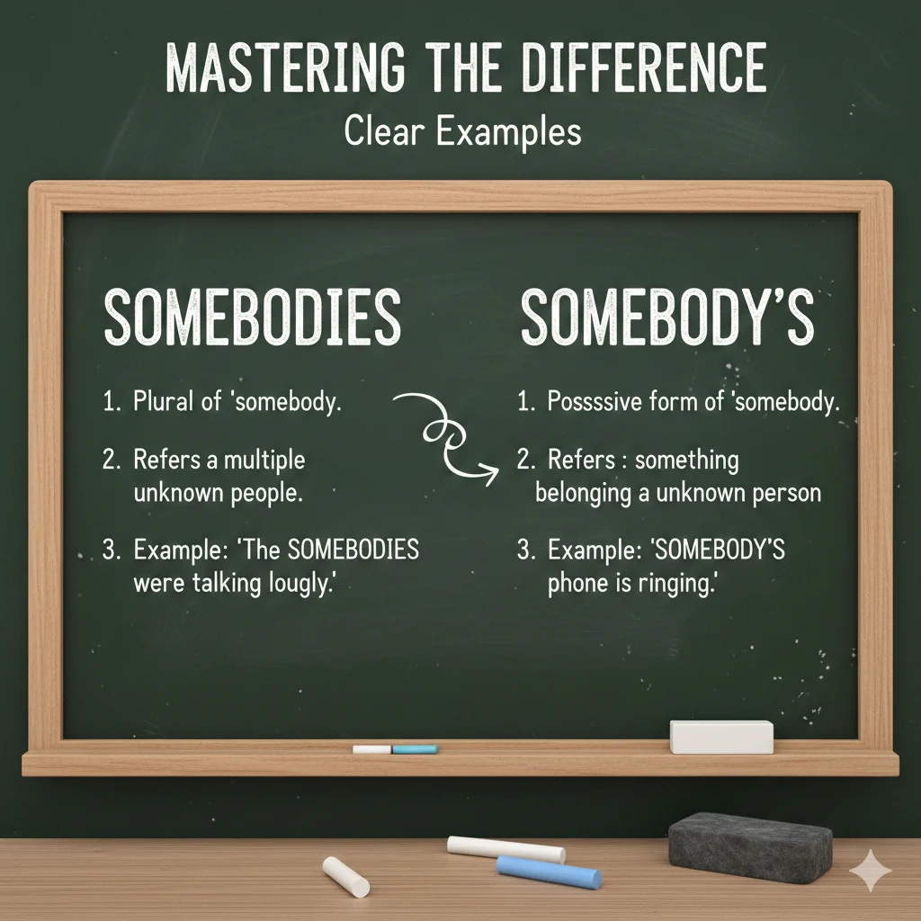 Somebodies vs Somebody's