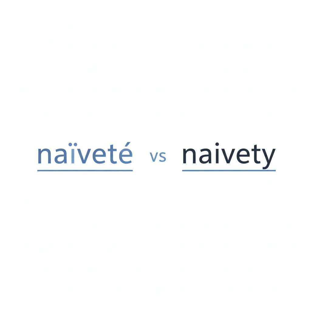 Naïveté vs Naivety