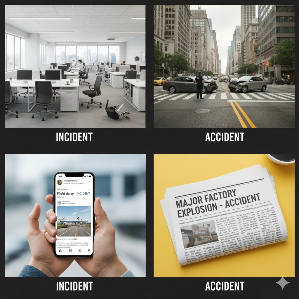 Accident vs Incident