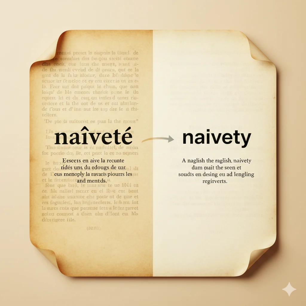 Naïveté vs Naivety