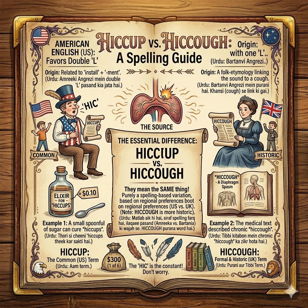 Hiccough vs Hiccup