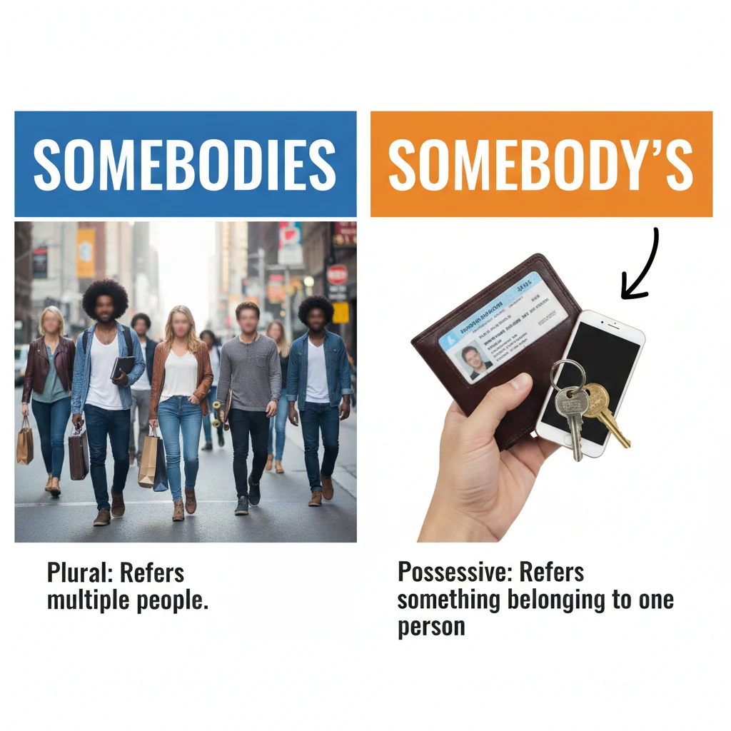 Somebodies vs Somebody's