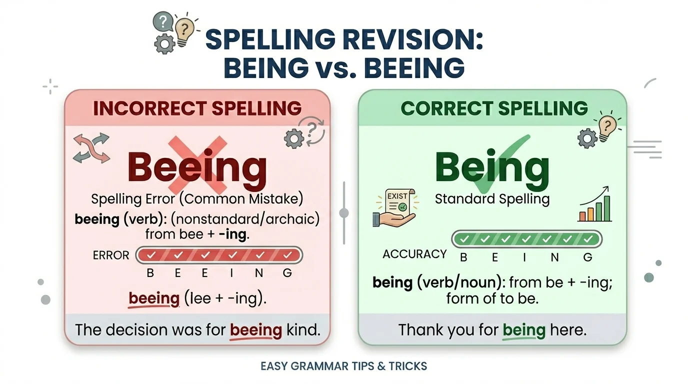 Being vs Beeing