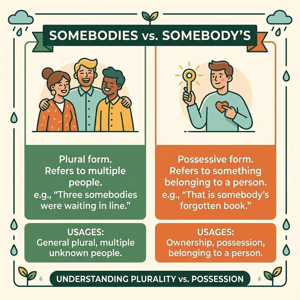 Somebodies vs Somebody's