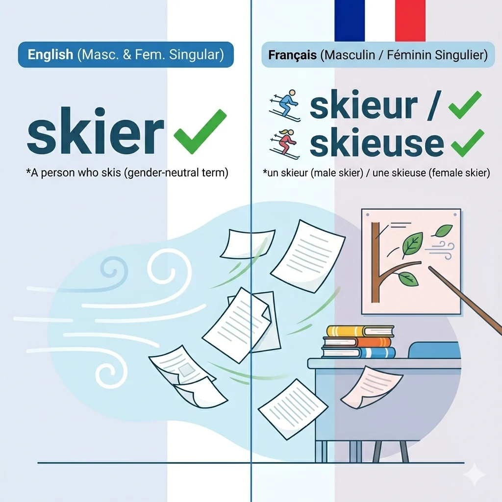 Skiier vs Skier