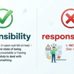 Responsibility vs Responsability