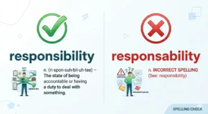 Responsibility vs Responsability