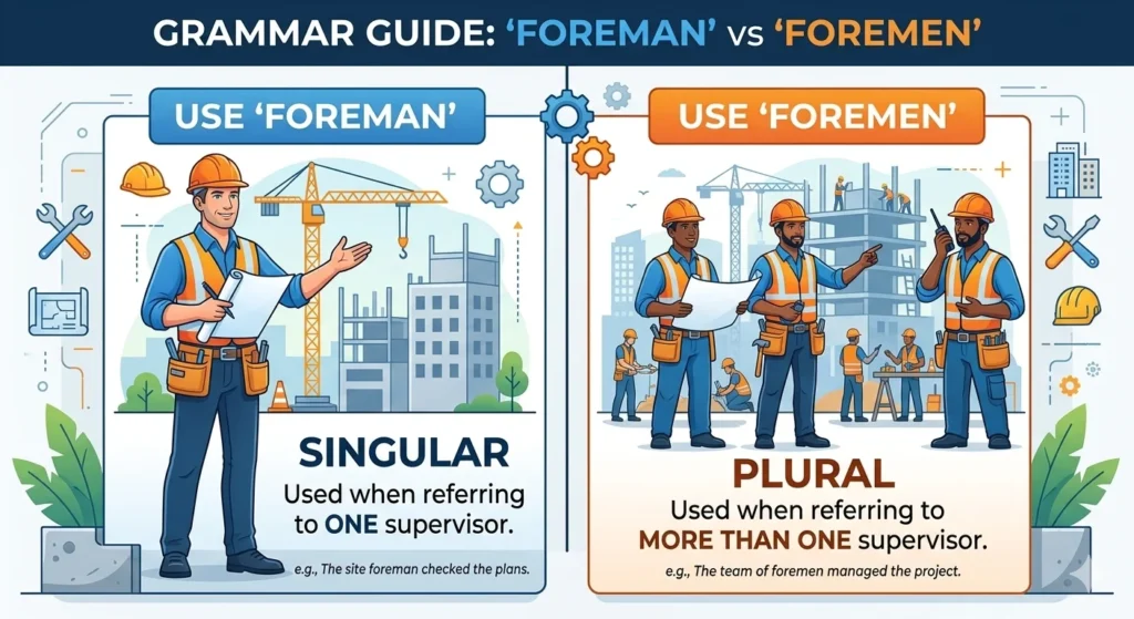 Foremen vs Foreman