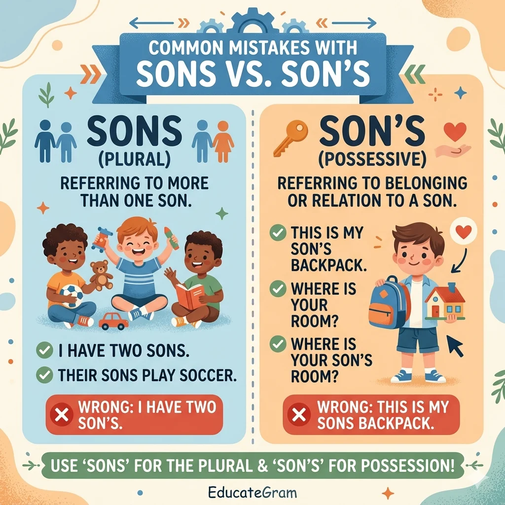 Sons vs Son's