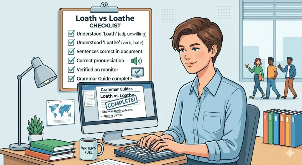 Loath Vs Loathe 