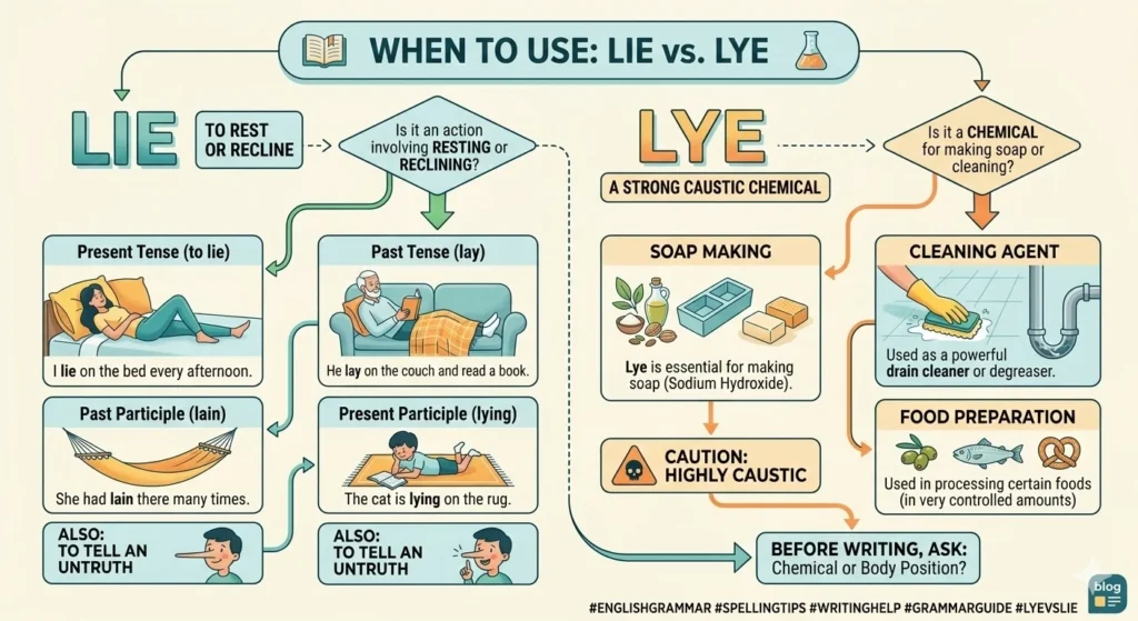 Lye vs Lie