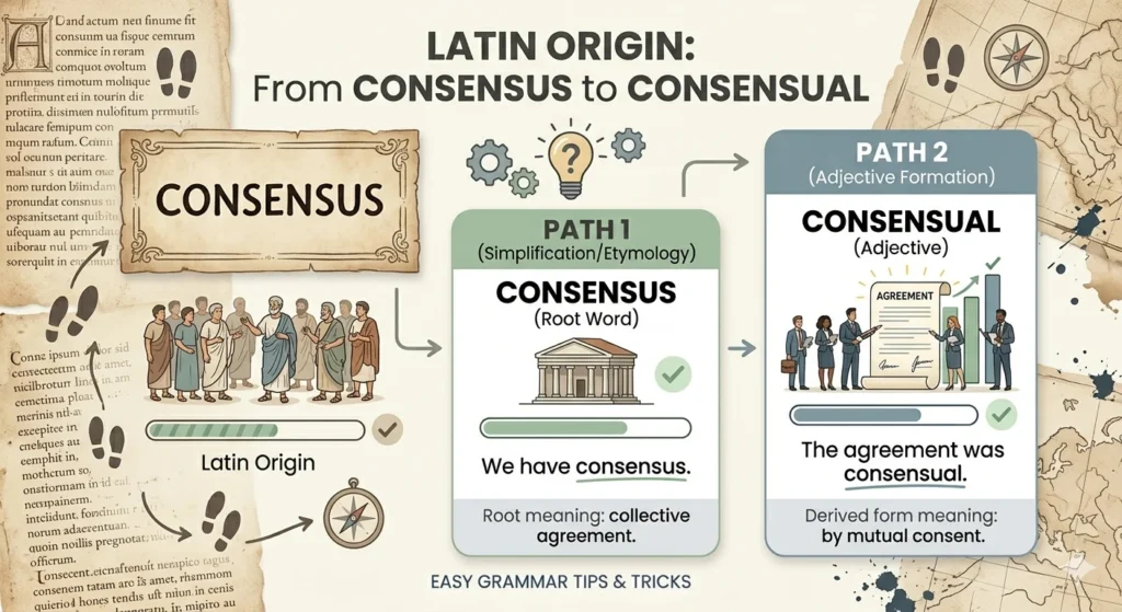 Consentual vs Consensual