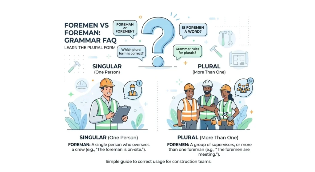 Foremen vs Foreman