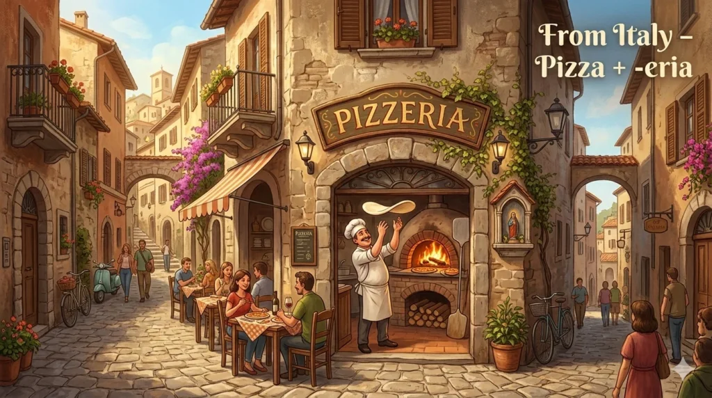 Pizzaria Vs Pizzeria 