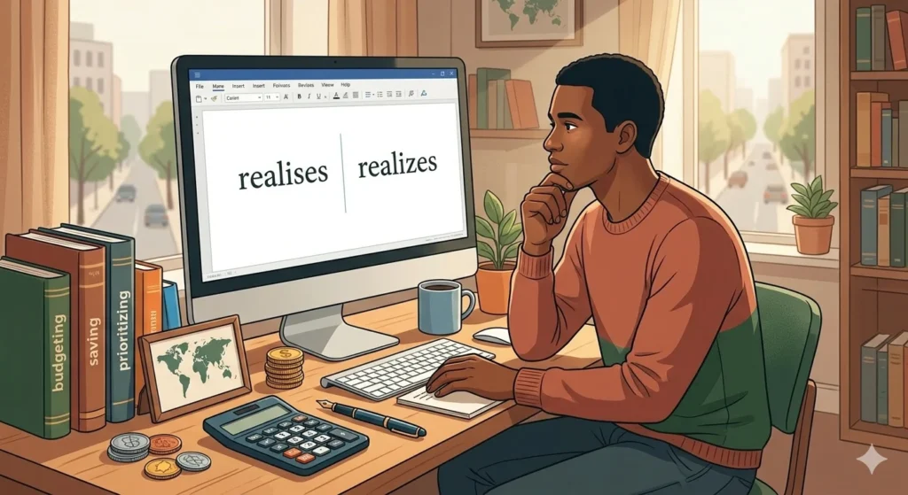 Realises Vs Realizes