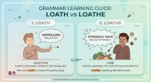 Loath Vs Loathe