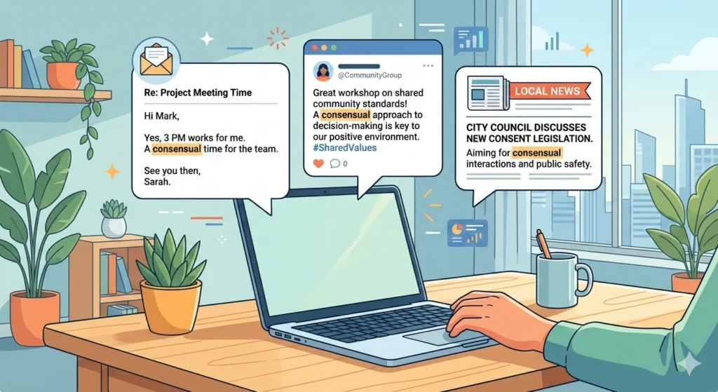 Consentual vs Consensual 