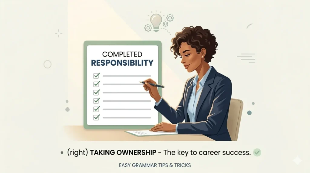 Responsibility vs Responsability