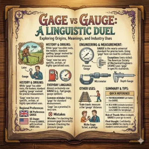 Gage vs Gauge