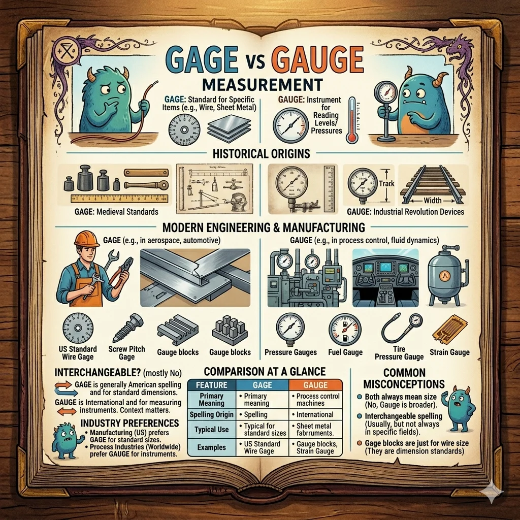 Gage vs Gauge