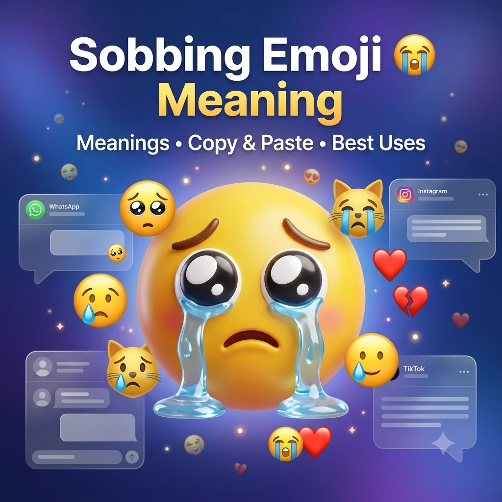 sobbing emoji