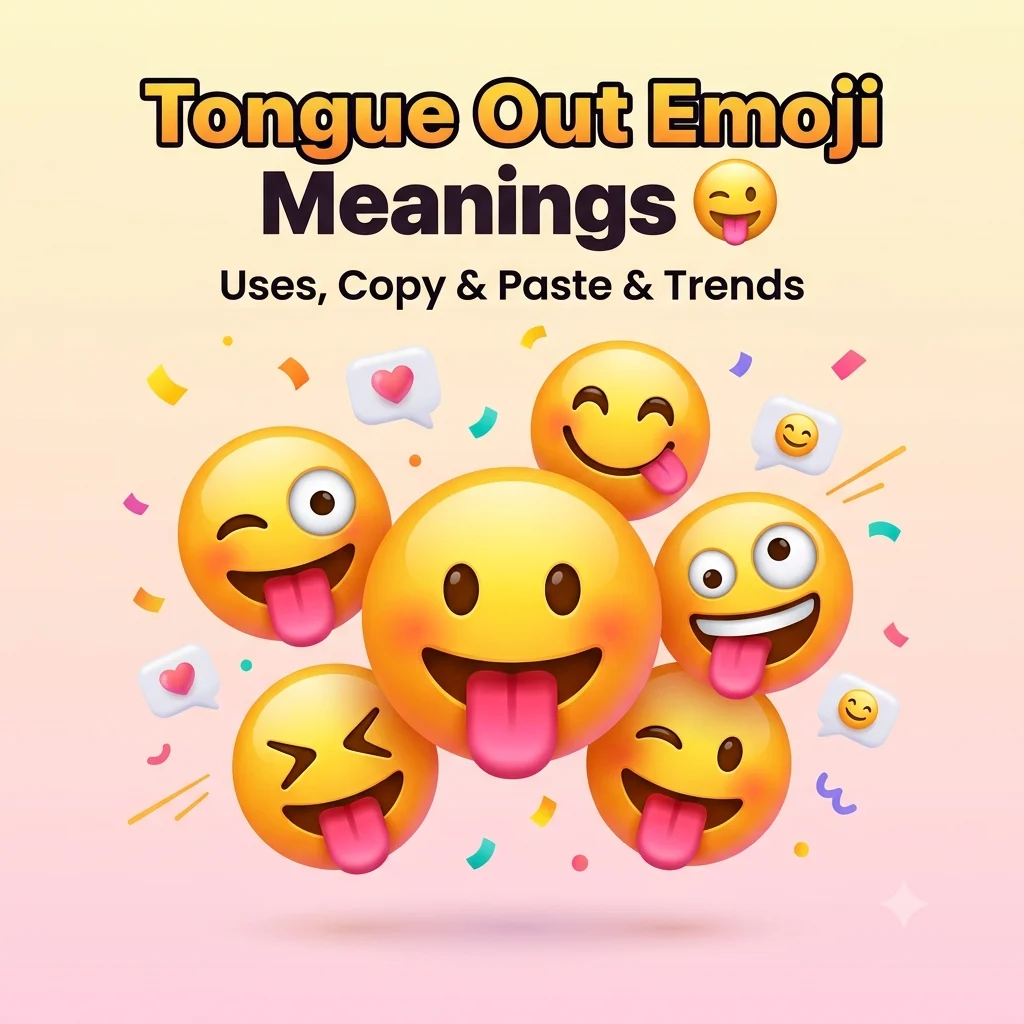 tongue out emoji