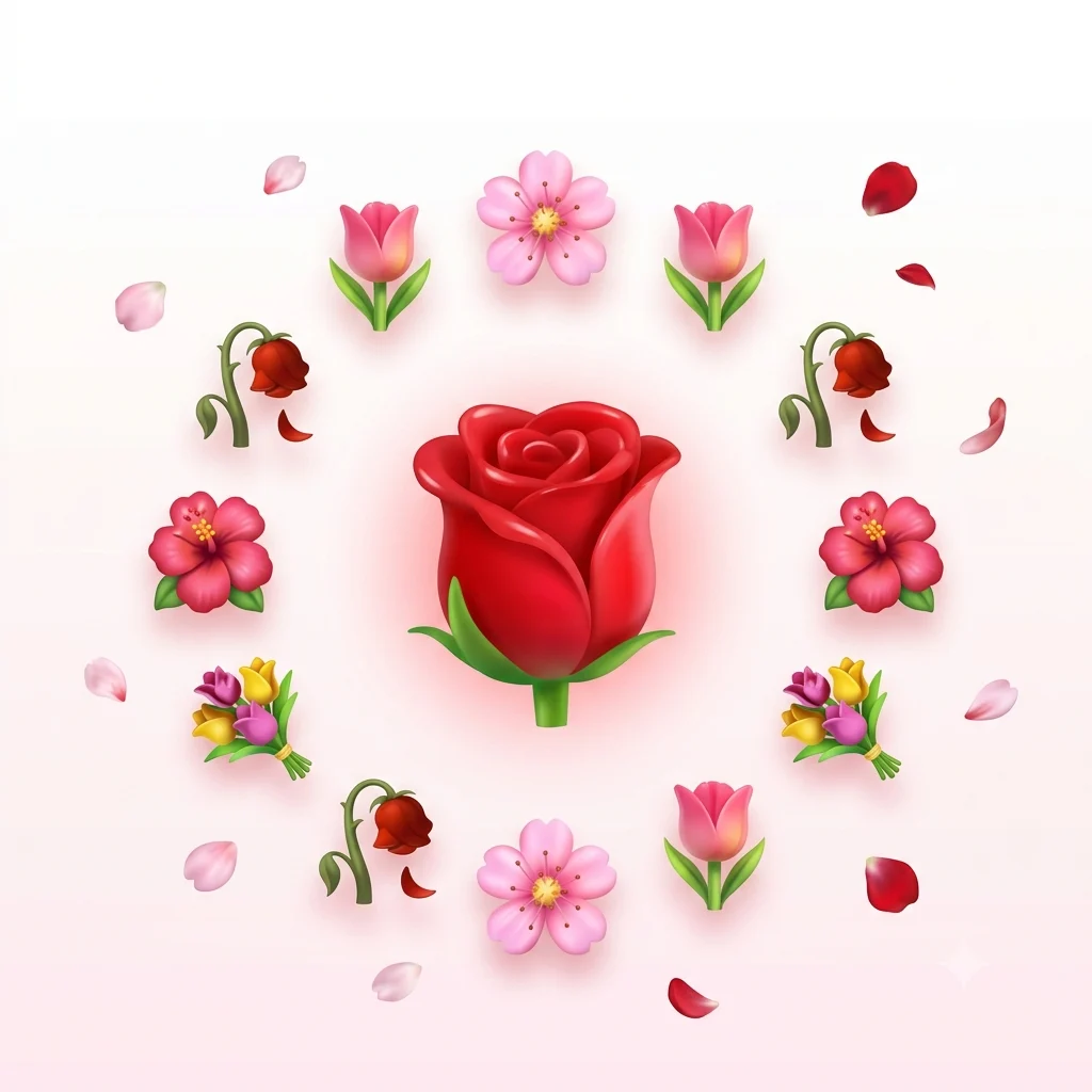 rose emoji