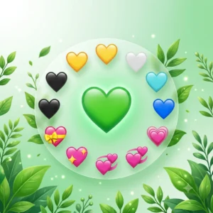 green heart emoji