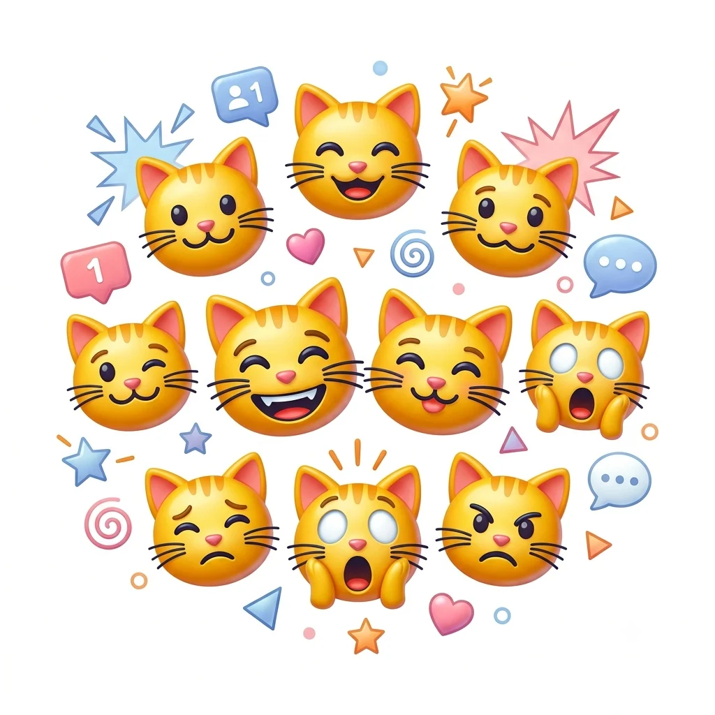 emoji cat