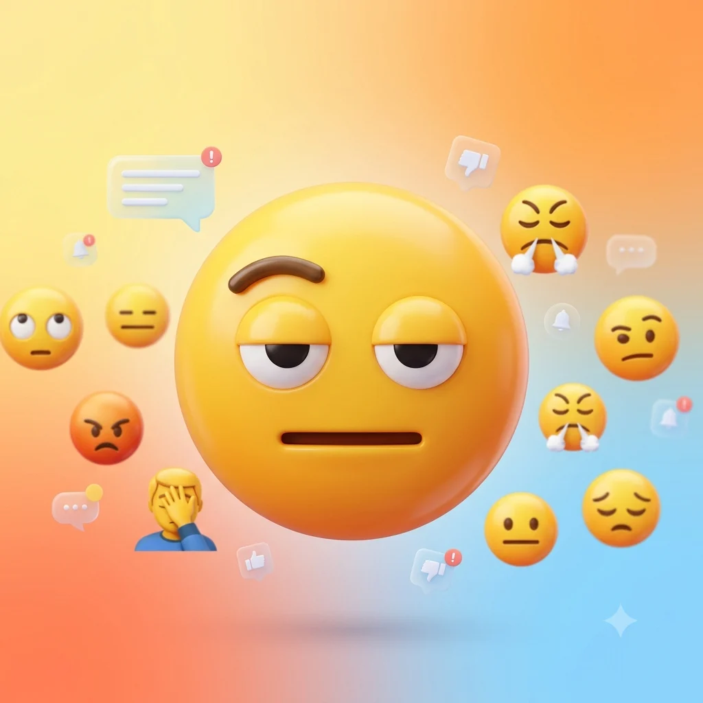 annoyed emoji